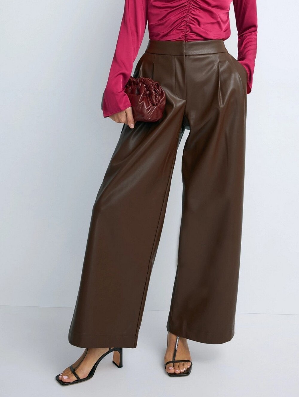 Peter Som  Faux Leather Trousers Size 2